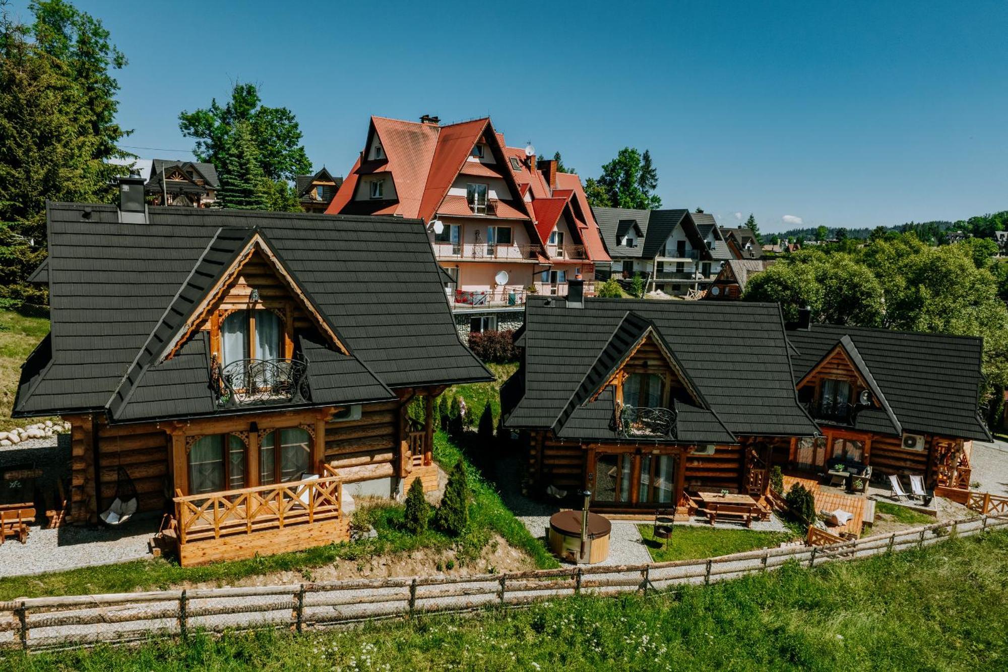 Goralska Chatka 3 Highland Cottage - Jacuzzi, Sauna, Split Ac, Private Parking, Mountains View Zakopane Ngoại thất bức ảnh