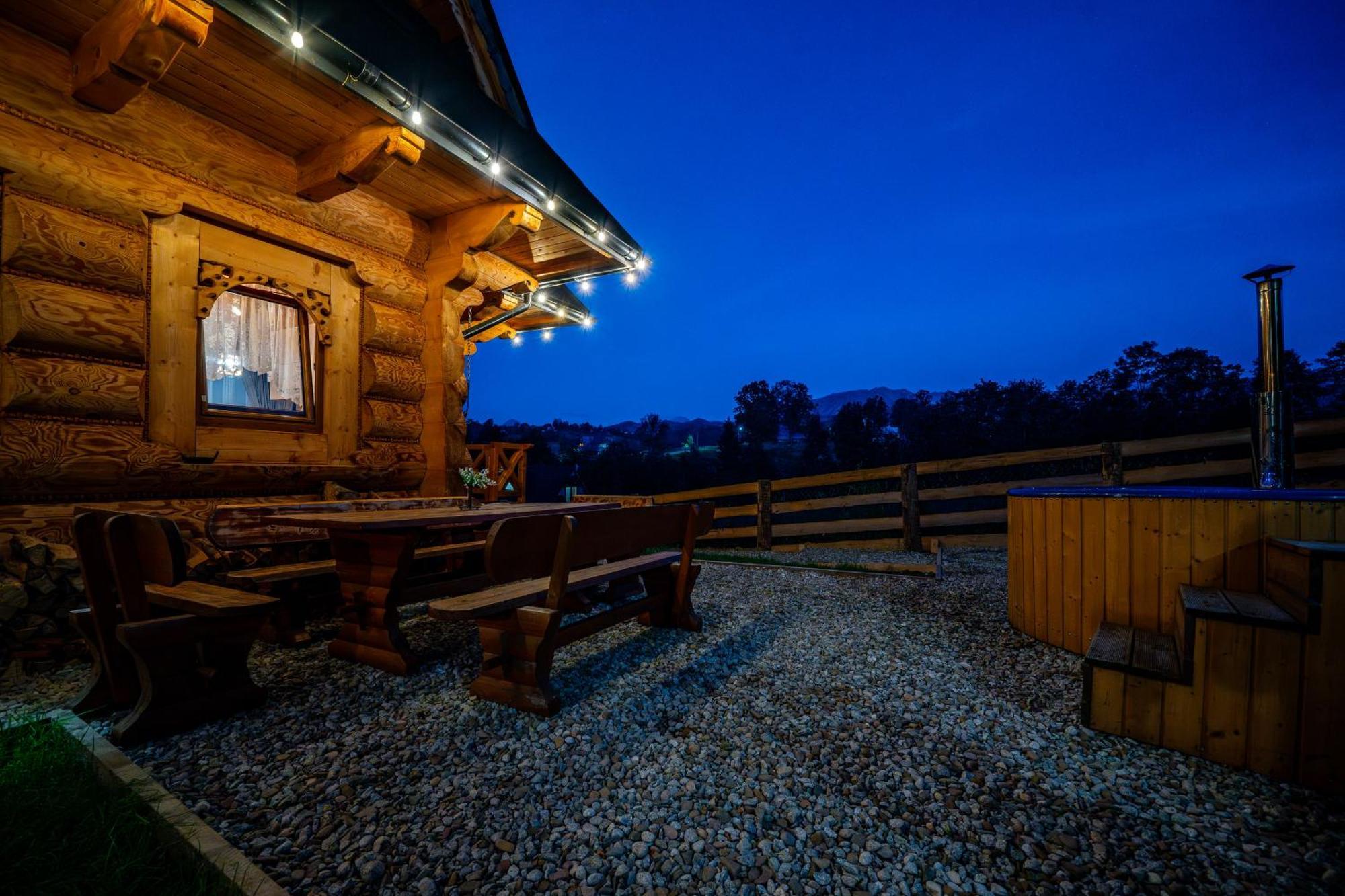 Goralska Chatka 3 Highland Cottage - Jacuzzi, Sauna, Split Ac, Private Parking, Mountains View Zakopane Ngoại thất bức ảnh
