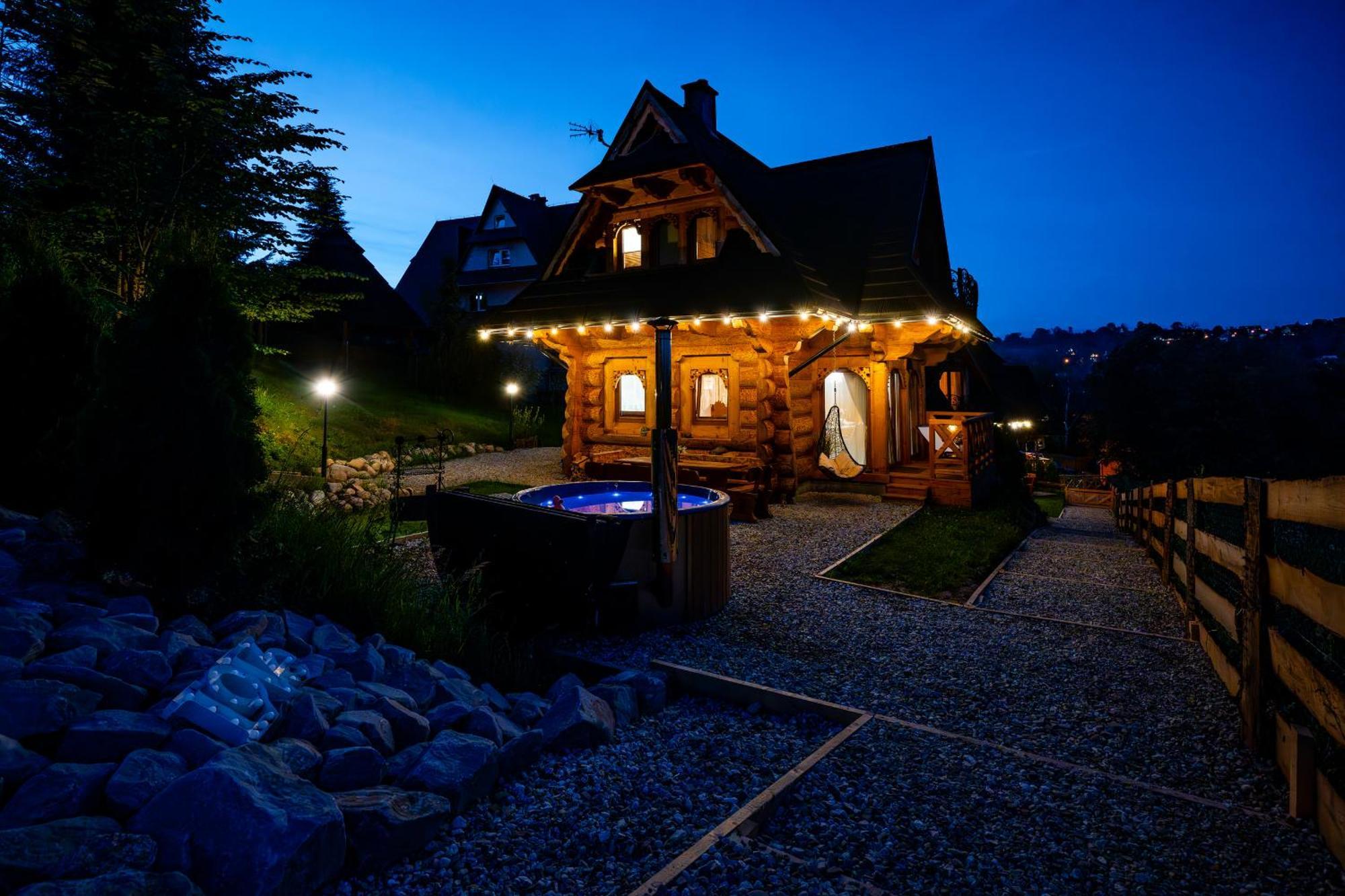 Goralska Chatka 3 Highland Cottage - Jacuzzi, Sauna, Split Ac, Private Parking, Mountains View Zakopane Ngoại thất bức ảnh
