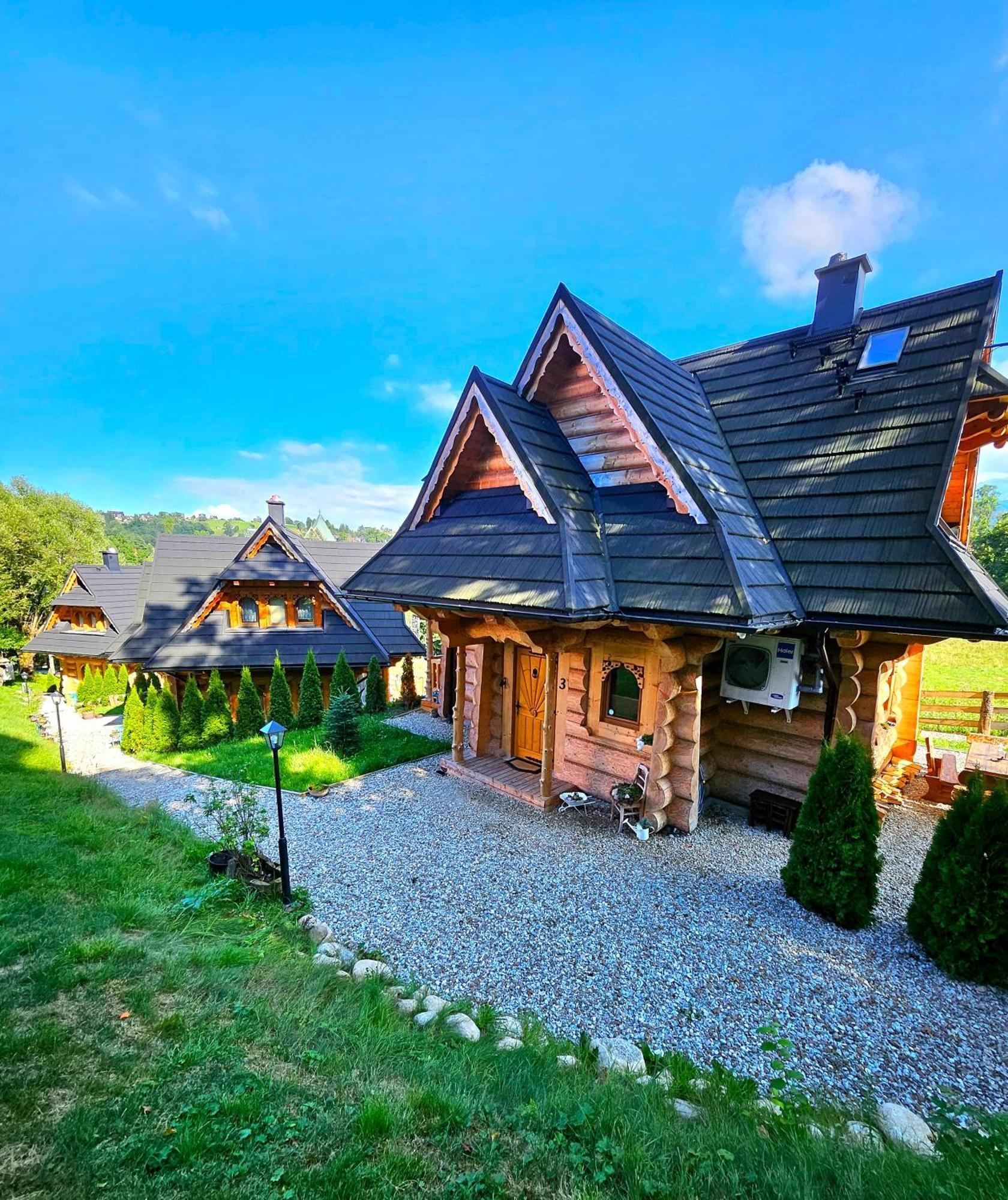 Goralska Chatka 3 Highland Cottage - Jacuzzi, Sauna, Split Ac, Private Parking, Mountains View Zakopane Ngoại thất bức ảnh