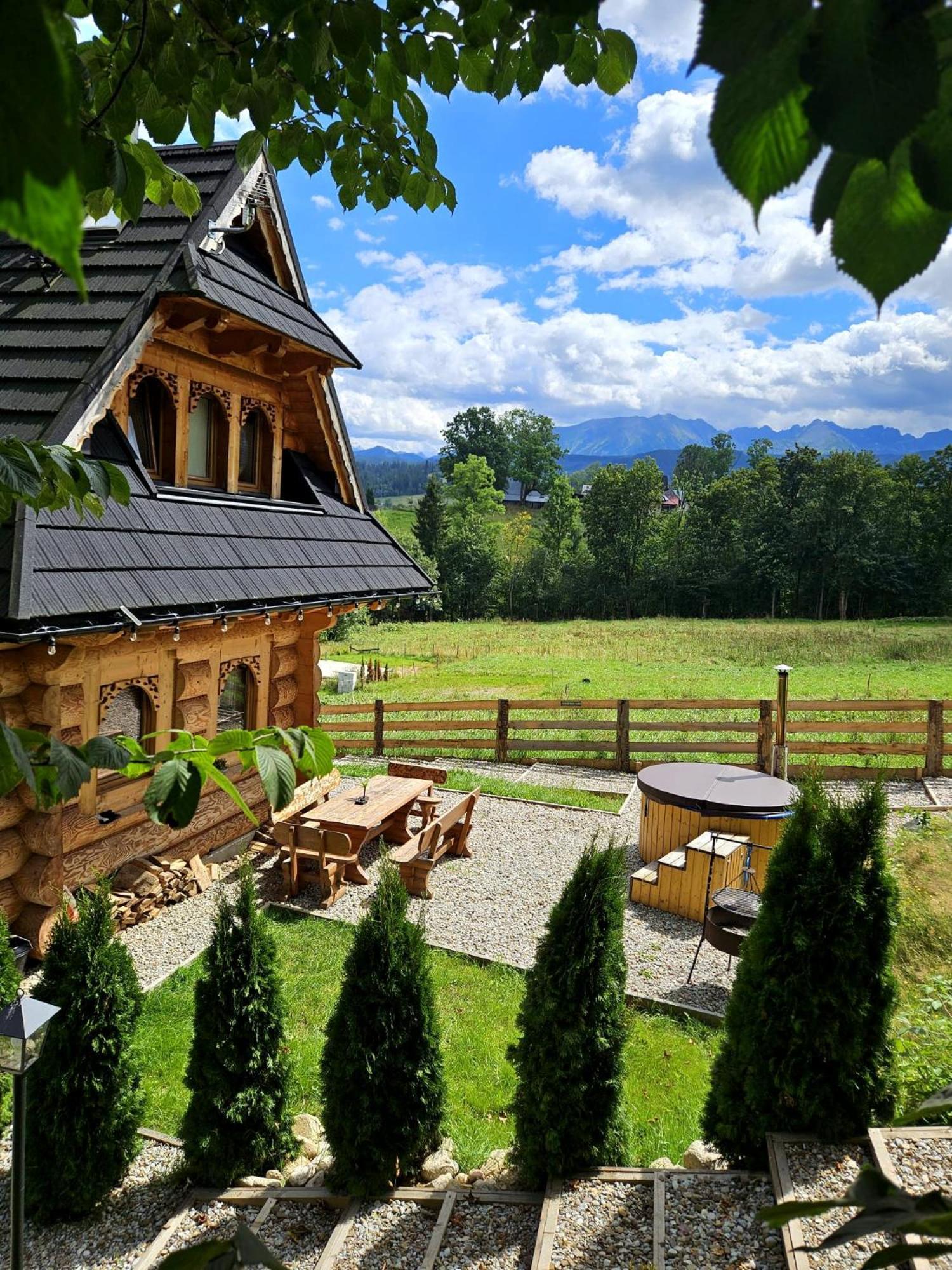 Goralska Chatka 3 Highland Cottage - Jacuzzi, Sauna, Split Ac, Private Parking, Mountains View Zakopane Ngoại thất bức ảnh