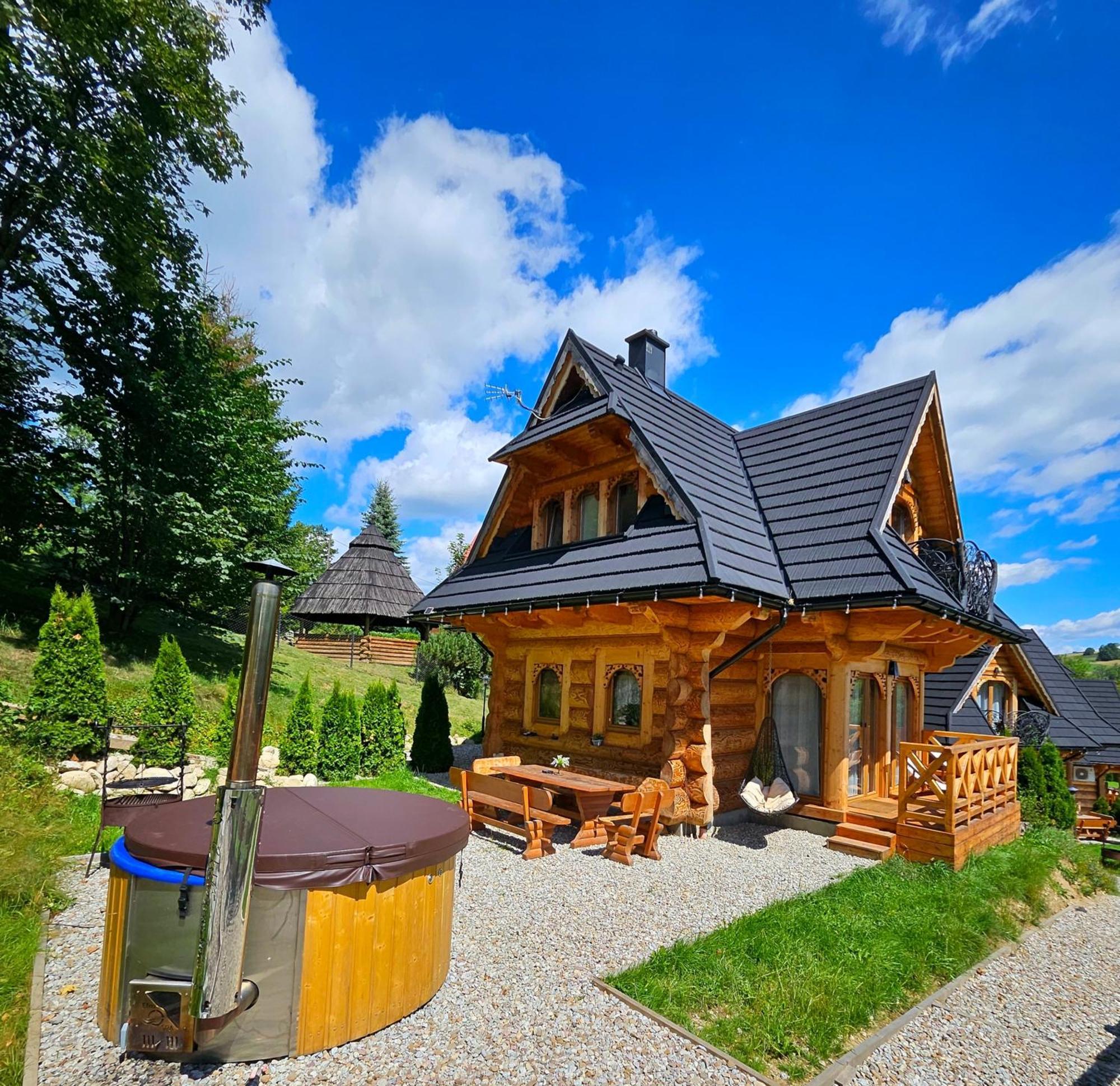 Goralska Chatka 3 Highland Cottage - Jacuzzi, Sauna, Split Ac, Private Parking, Mountains View Zakopane Ngoại thất bức ảnh