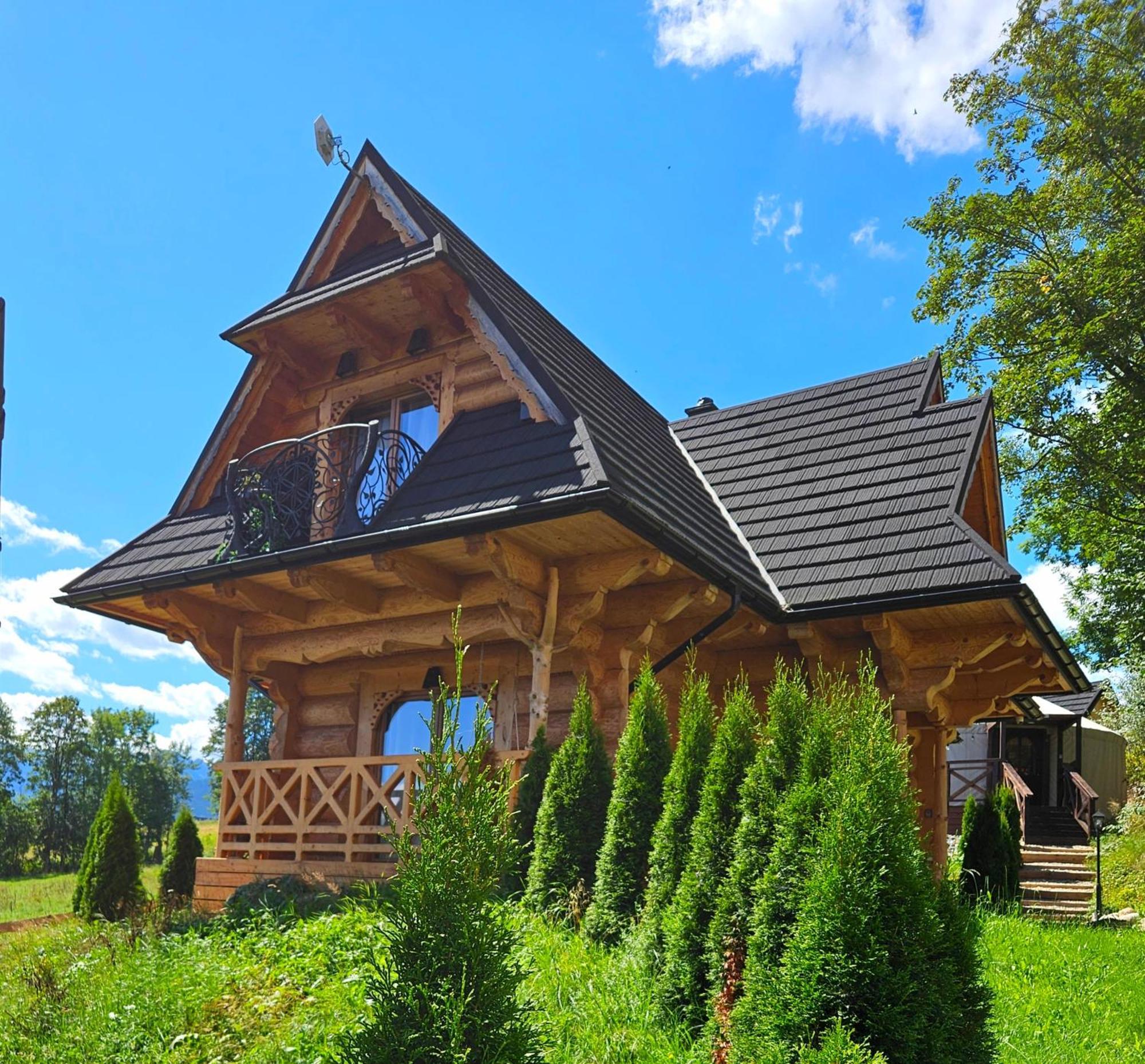 Goralska Chatka 3 Highland Cottage - Jacuzzi, Sauna, Split Ac, Private Parking, Mountains View Zakopane Ngoại thất bức ảnh