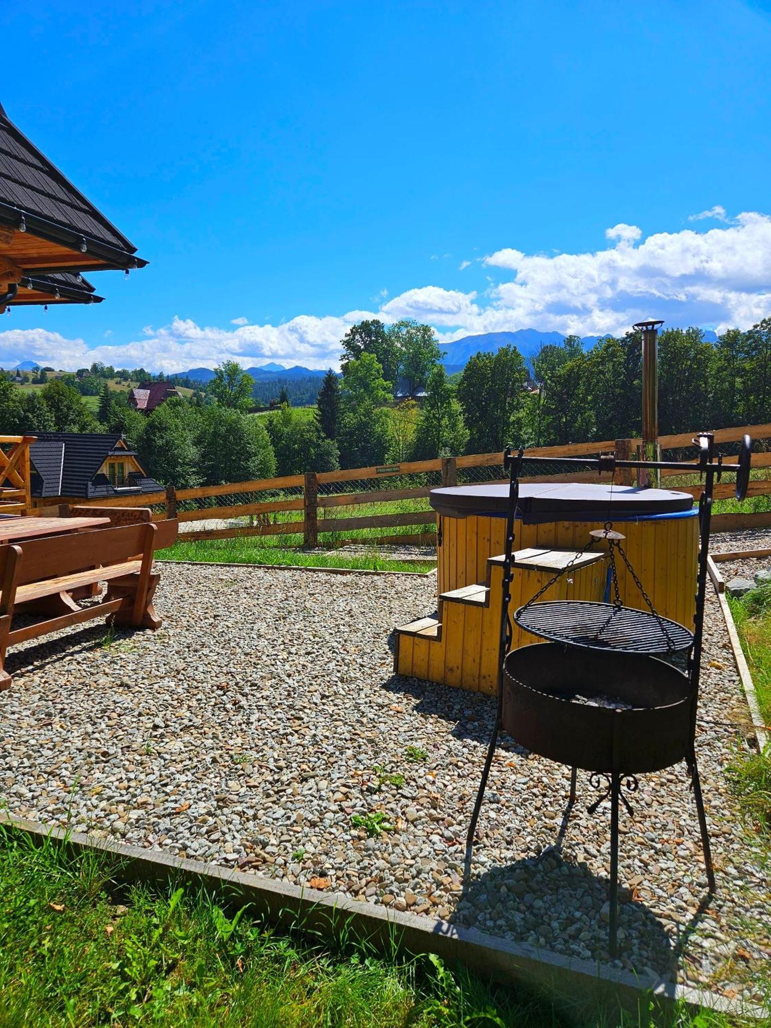 Goralska Chatka 3 Highland Cottage - Jacuzzi, Sauna, Split Ac, Private Parking, Mountains View Zakopane Ngoại thất bức ảnh
