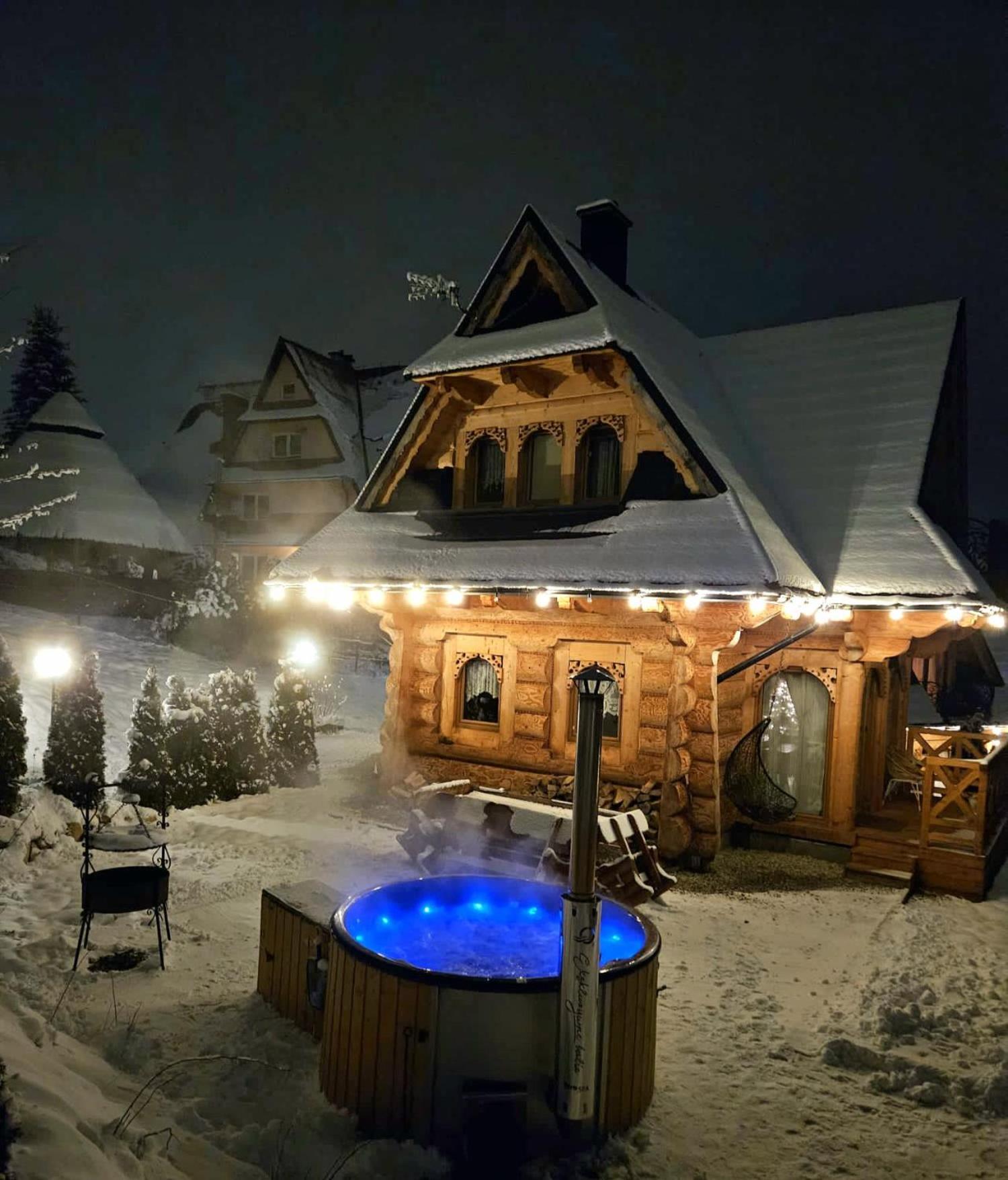 Goralska Chatka 3 Highland Cottage - Jacuzzi, Sauna, Split Ac, Private Parking, Mountains View Zakopane Ngoại thất bức ảnh