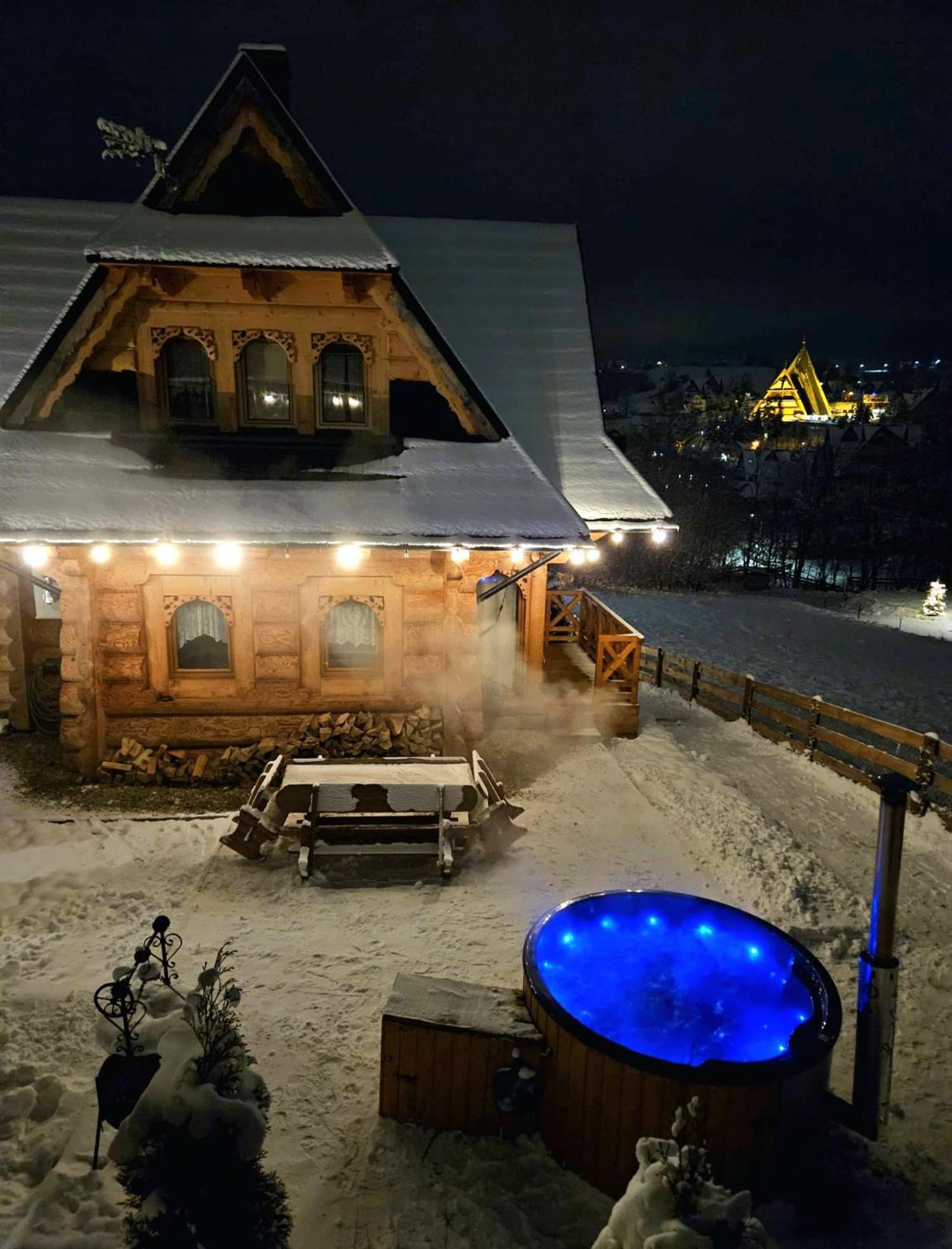 Goralska Chatka 3 Highland Cottage - Jacuzzi, Sauna, Split Ac, Private Parking, Mountains View Zakopane Ngoại thất bức ảnh